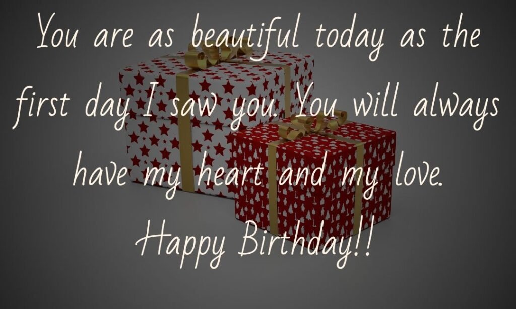 Birthday gift image with quote