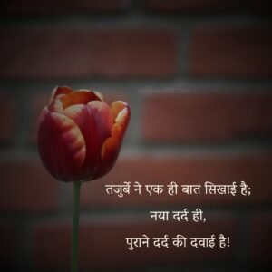 Sad Shayari Tajurba dard