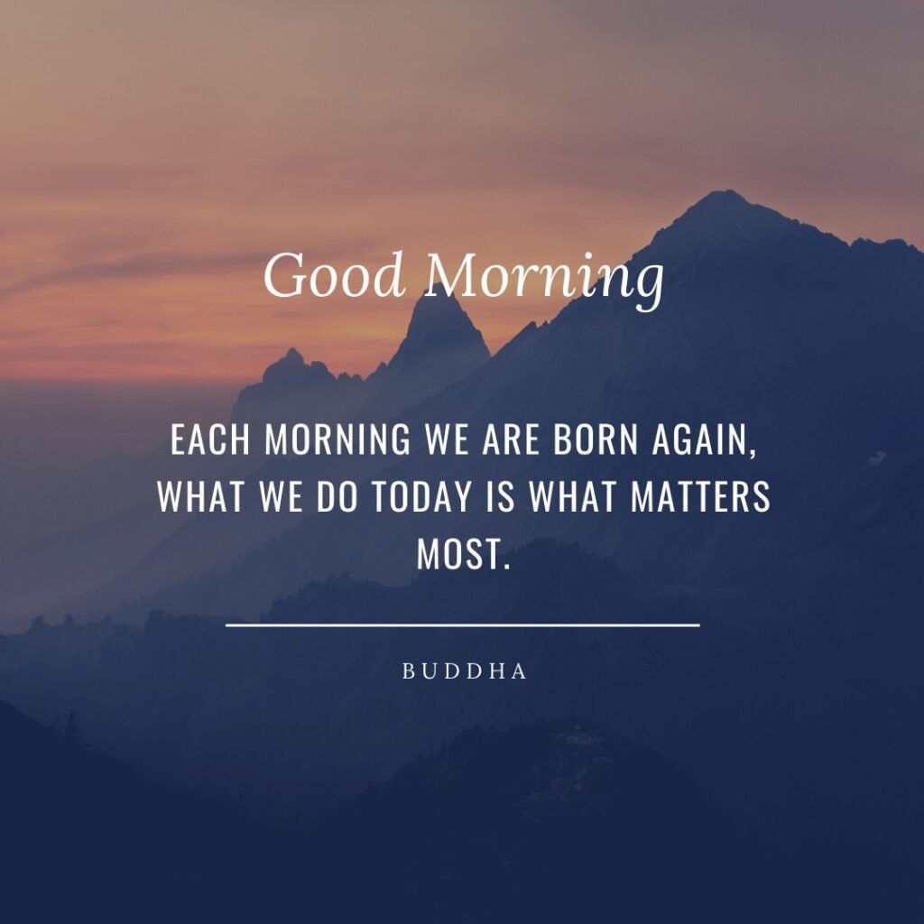 Buddha Good Morning Quotes